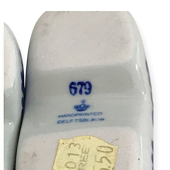 Vintage 90s, A Pair of Delft Miniature Blue Dutch Clog, & a clog key chain. - Picture 6 of 16